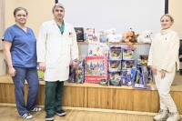 В детском травматолого ‑ ортопедическом отделении юные пациенты получили сюрпризы!