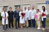 Встреча министра здравоохранения Д. В. Панычева с молодыми специалистами Перинатального центра
